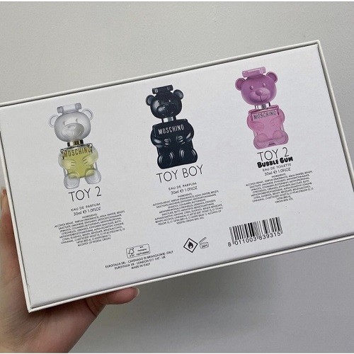 Moschino Toy Set for Unisex With 3x30ml (Spray Button)