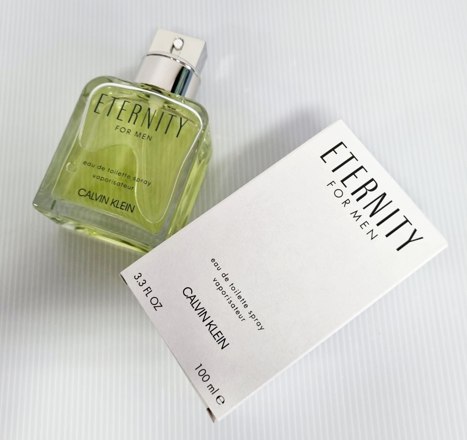 Calvin Klein Eternity for Men Eau de Toilette sp 100ml TESTER Pack [NEW]