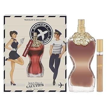 Jean Paul Gaultier La Belle for Women 2 Piece Set Includes: 3.4 oz Eau de Parfum Spray + 0.34 oz Eau de Parfum Spray